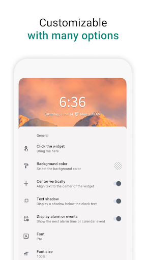 Screenshot of Digital Clock Widget