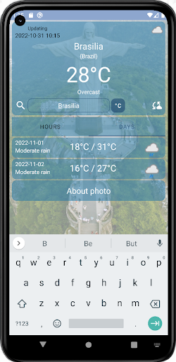 Weather&Guide Screen 3