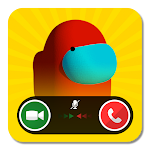 Cover Image of Tải xuống Video call from Among Us Impostors - Chat and Call 1.2 APK
