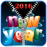 New Year 2016  -  Zipper Lock icon