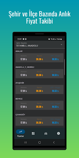 Yakıt Fiyat Alarmı Screen 3