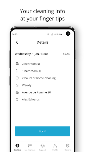 Batmaid - Home cleaning Screen 3