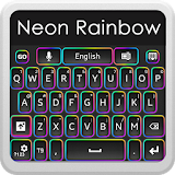 Neon Rainbow Keyboard icon