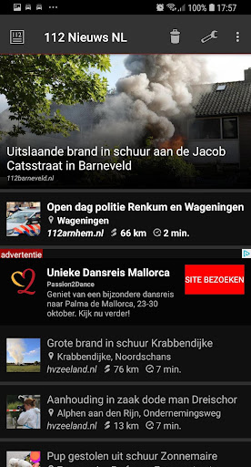 Android application 112 Nieuws NL screenshort