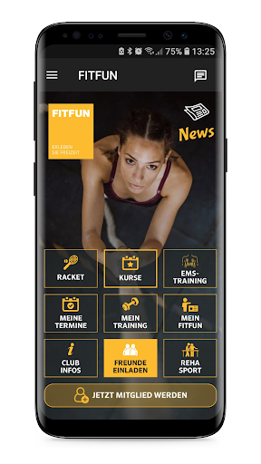 Android application FITFUN Limburg screenshort