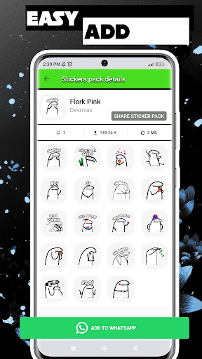 Flork Stickers for whatsapp Screen 2