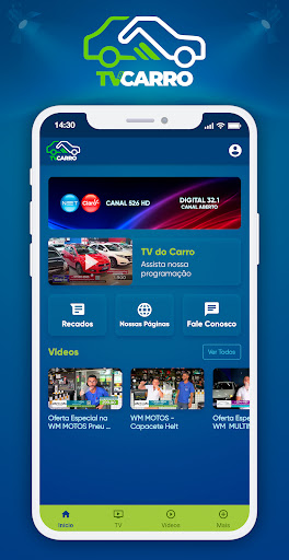 Android application TV do Carro screenshort