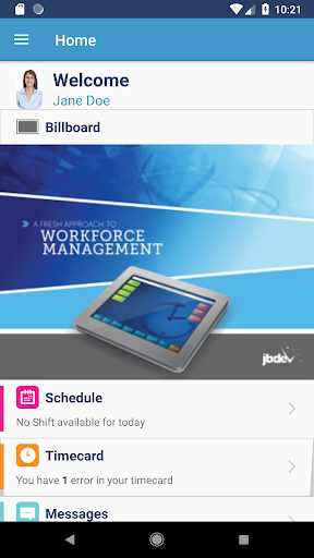 JBDev Mobile Screen 2