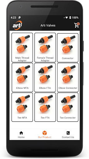 Android application Arti Valves screenshort