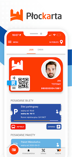 Android application Płockarta screenshort