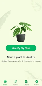 تطبيق تحديد النبات