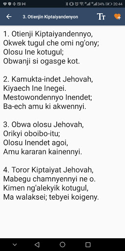 Kalenjin Hymns : Tienwogik Che Screen 3