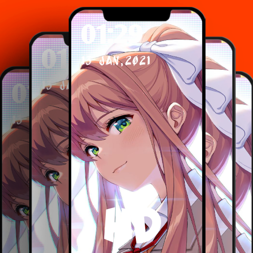 Monika DDLC wallpaper HD 4k Download on Windows