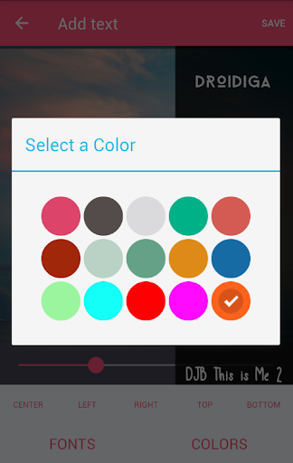 Quick Text Screen 2