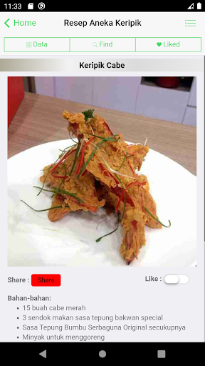Resep Aneka Keripik Screen 3