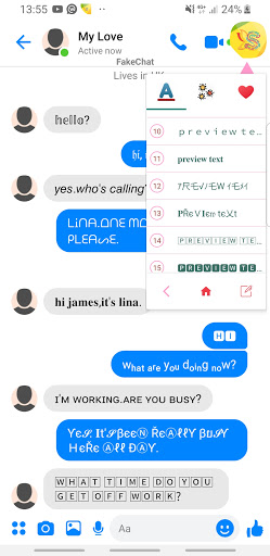 Stylish Text - Fonts Keyboard Screen 3