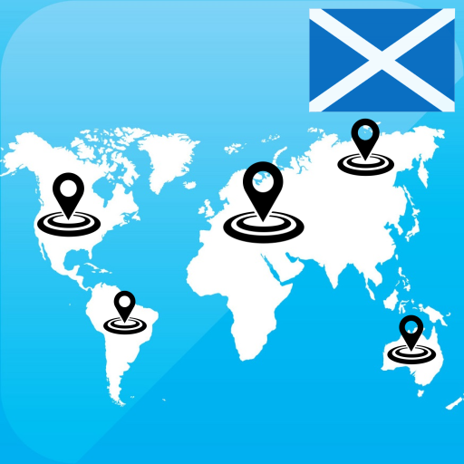 Map of Scotland by easyMap