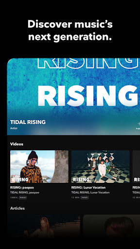 TIDAL Music: HiFi sound - Music & Audio - apps