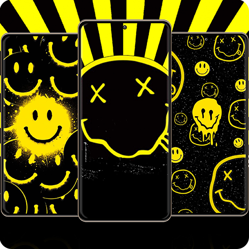 Preppy Smiley Face Wallpaper logo