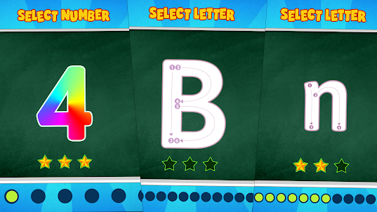 アルファベットを書く 子供向けの学習ゲーム