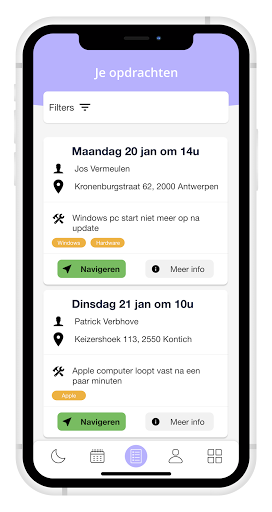 Android application BEEGO screenshort
