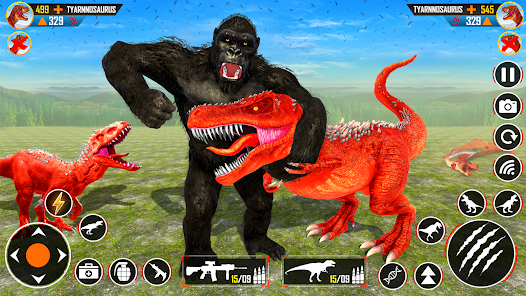 Captura de Pantalla 20 Ataque ciudad gorila enojado android
