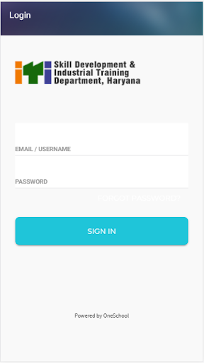 Android application ITI Haryana screenshort
