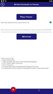 Pinterest Video Downloader MOD APK (v1.3) For Android 5