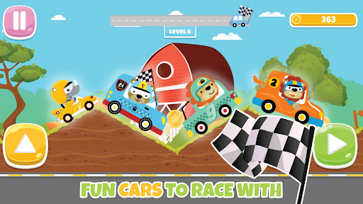 Kids Cars Racing Game Screen 2