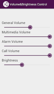 Volume & Brightness Control Screenshot