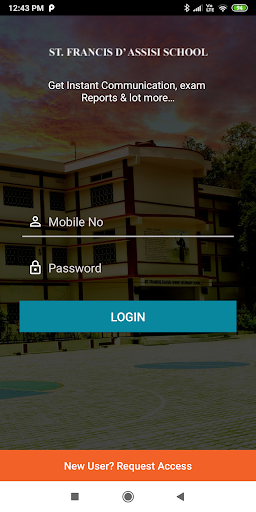 Android application St.Francis D'assisi Sr.Sec Scl screenshort