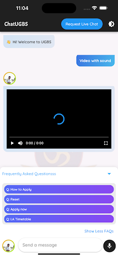 ChatUGBS Screen 2