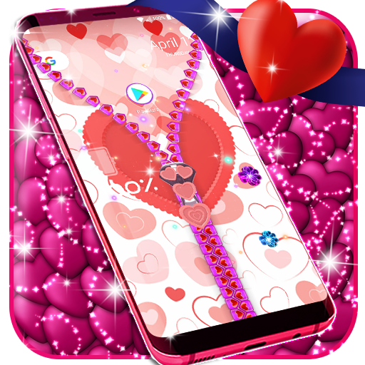 Cute zip screen locker logo
