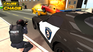 screenshot of Police Car Chase 3D