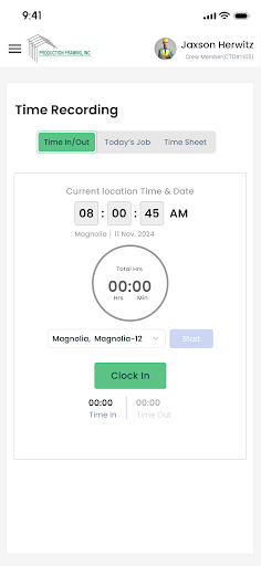 PFI Time Sheet Screenshot 4 - AppWisp.com