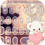 Cover Image of Download Cute Bear Keyboard Theme  APK