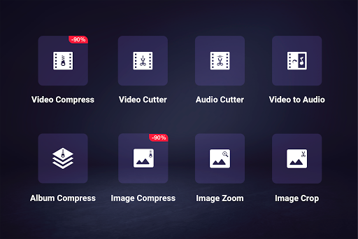 Android application Compress Video Compress Photo screenshort