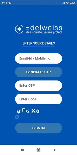 Android application Edelweiss Retail Loans screenshort