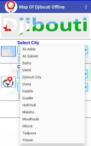 Map Of Djibouti Offline Screen 3