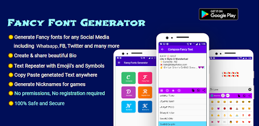 Cool Fonts Fancy Fonts Social Media Fonts Apps On Google Play