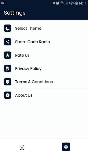 CODE RADIO Screen 3