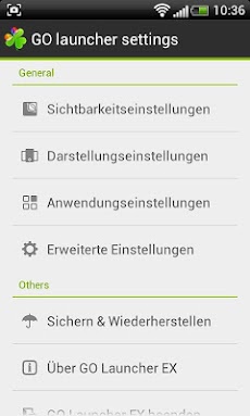 GO LauncherEX German languageのおすすめ画像2