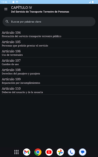 Ley de Transporte Terrestre screenshot 12