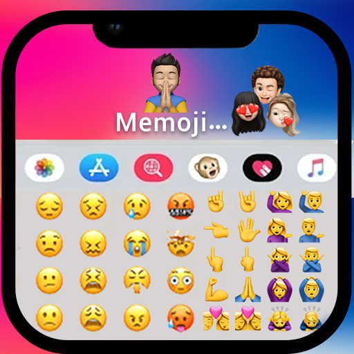 Memoji Apple Stickers Keyboard logo