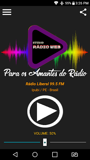 Rádio Web - Sat Screen 2