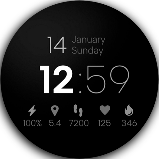 Minimal Digital Watch Face Pro Laai af op Windows
