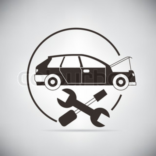 Garage On Road Mechanic logo
