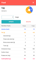 screenshot of Macros - Calorie Counter