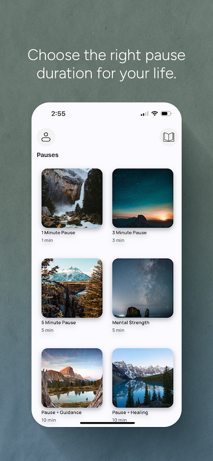 #3. One Minute Pause (Android) 来自: Wild at Heart