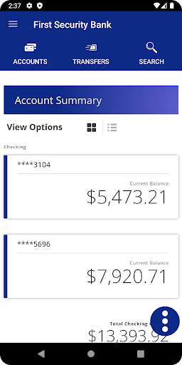 First Security Bank Missouri Screen 2